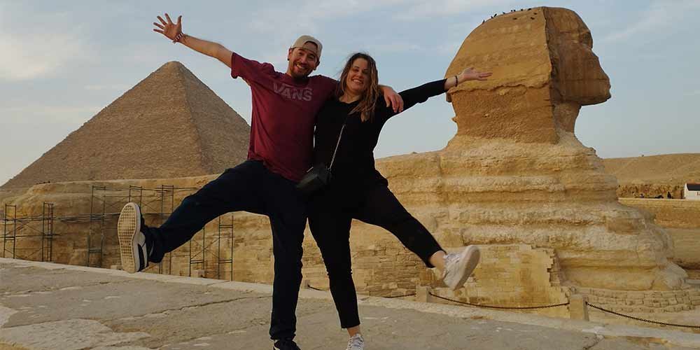 Pyramids of Giza and Sphinx