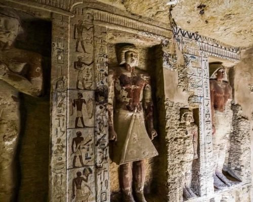 the Tomb of Wahtye in Saqqara